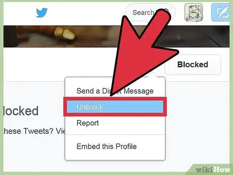 Image intitulée Block Someone on Twitter Step 5