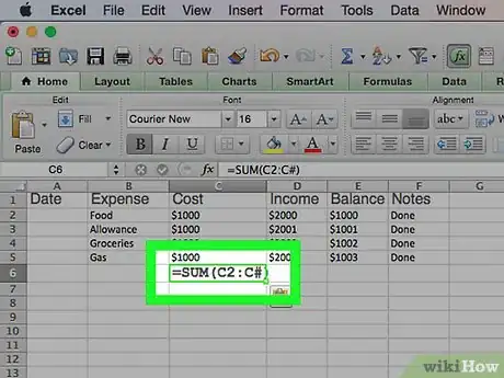 Image intitulée Make a Personal Budget on Excel Step 15