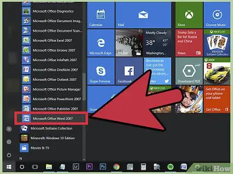 Image intitulée Use Microsoft Word Step 1