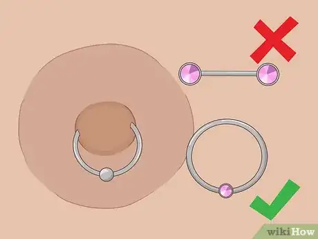 Image intitulée Remove a Nipple Piercing Step 3