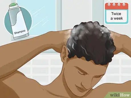Image intitulée Style Curly Hair (for Men) Step 1