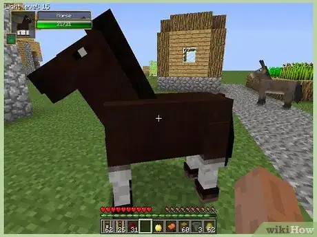 Image intitulée Tame a Horse in Minecraft Step 3