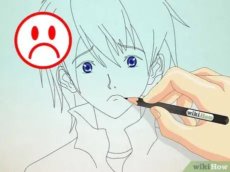 Image intitulée Draw a Manga Face (Male) Step 11