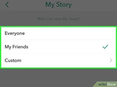 Image intitulée Make Your Snapchat Story Private Step 5