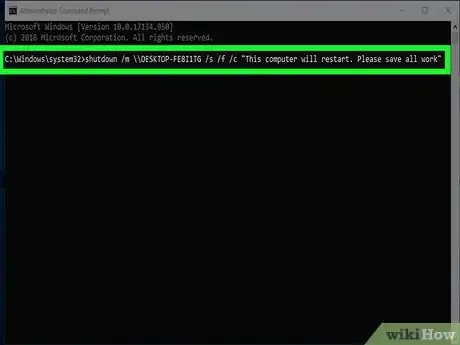 Image intitulée Shut Down or Restart Another Computer Using CMD Step 10