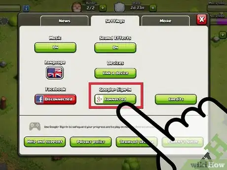 Image intitulée Create Two Accounts in Clash of Clans on One Android Device Step 11