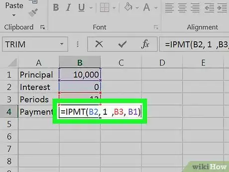 Image intitulée Calculate an Interest Payment Using Microsoft Excel Step 8