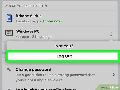 Image intitulée Log Out of Facebook Step 13