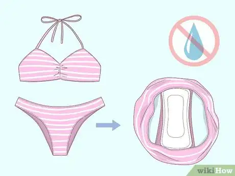 Image intitulée Swim on Your Period with a Pad Step 1