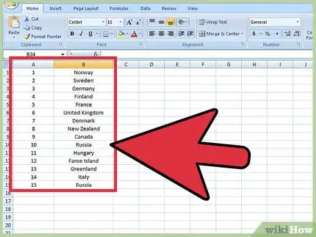 Image intitulée Use the Lookup Function in Excel Step 1