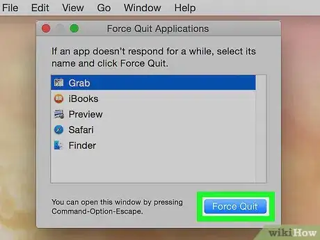 Image intitulée Force Quit an Application in Mac OS X Step 4