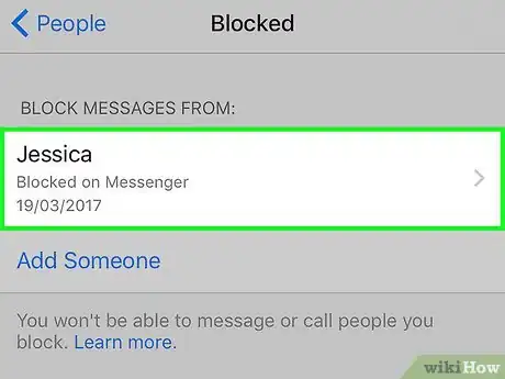 Image intitulée Unblock Someone on Facebook Messenger Step 5