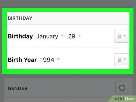 Image intitulée Change Your Birthday on Facebook Step 6