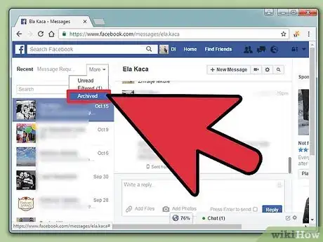 Image intitulée Delete Archived Messages on Facebook Step 15