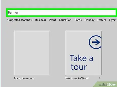 Image intitulée Make Banners in Word Step 3