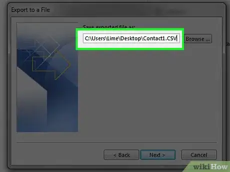 Image intitulée Export Contacts from Outlook Step 16
