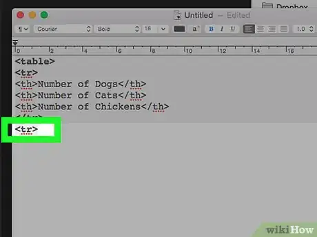 Image intitulée Create a Table in HTML Step 7