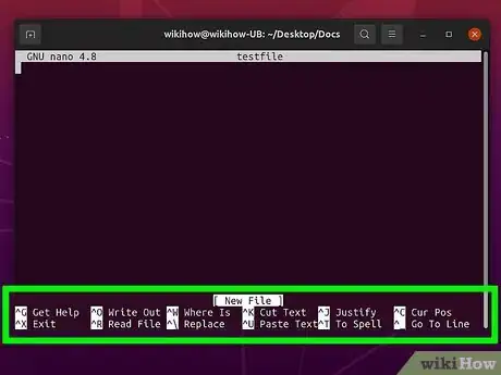 Image intitulée Create and Edit Text File in Linux by Using Terminal Step 4