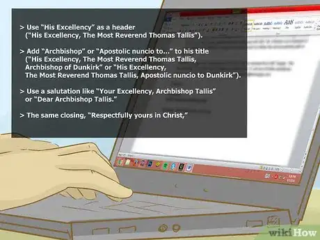 Image intitulée Address a Catholic Bishop Step 5