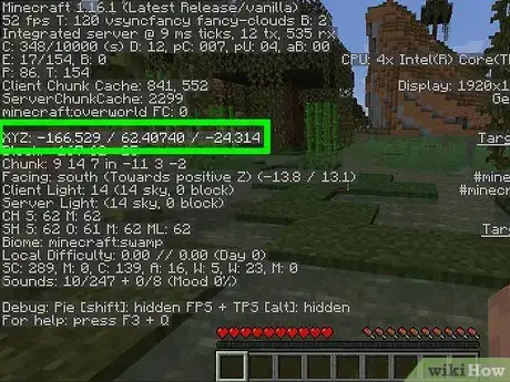 Image intitulée Find Your Coordinates in Minecraft Step 5