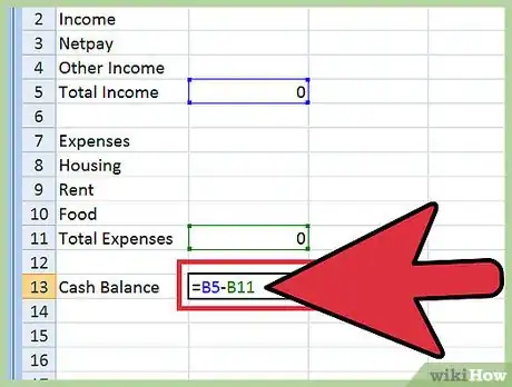 Image intitulée Create a Budget Spreadsheet Step 7