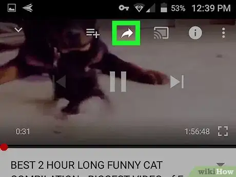 Image intitulée Copy a URL on the YouTube App on Android Step 5