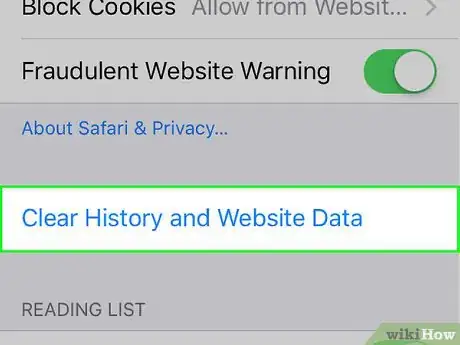 Image intitulée Clear Safari Search History Step 8