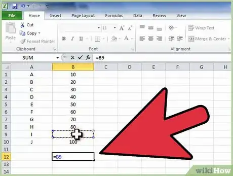 Image intitulée Type Formulas in Microsoft Excel Step 3