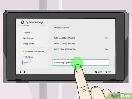 Image intitulée Format an SD Card on the Nintendo Switch Step 5