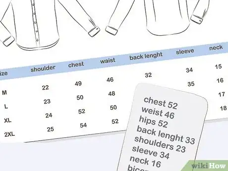 Image intitulée Measure Your Shirt Size Step 17