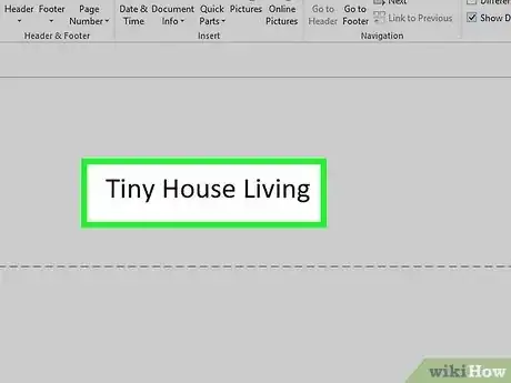 Image intitulée Add a Header in Microsoft Word Step 8