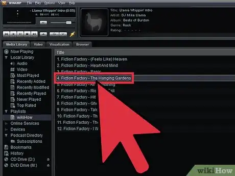 Image intitulée Create a Playlist in Winamp Step 7