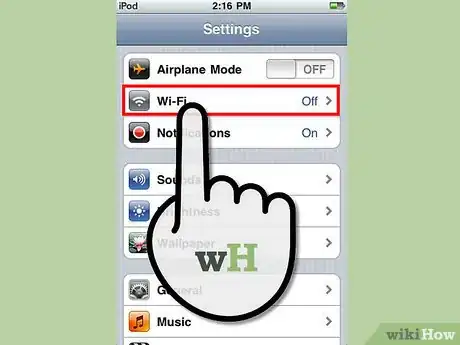 Image intitulée Get Internet on the iPod Touch Step 2