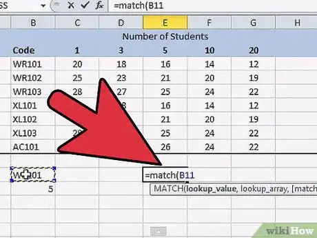 Image intitulée Match Data in Excel Step 5