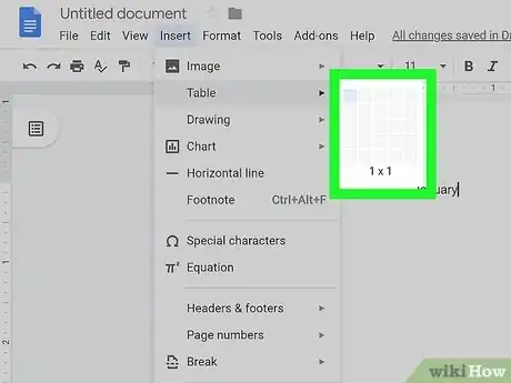 Image intitulée Create a Calendar in Google Docs Step 6