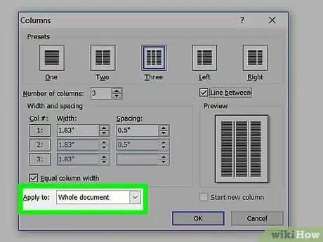 Image intitulée Add Columns in Microsoft Word Step 14