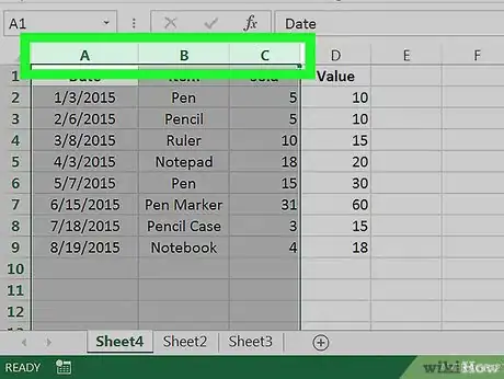 Image intitulée Merge Cells in Excel Step 2