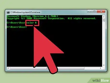Image intitulée Change Colours in Command Prompt Step 3
