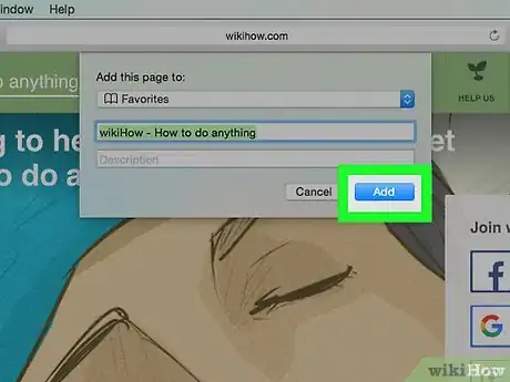 Image intitulée Add a Bookmark in Safari Step 14