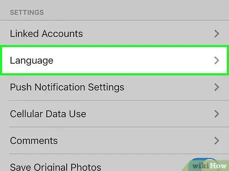 Image intitulée Change the Language on Instagram Step 4