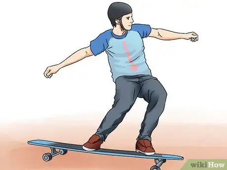 Image intitulée Longboard Skateboard Step 11