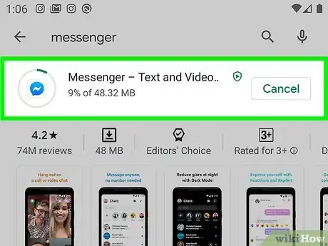 Image intitulée Install Facebook Messenger Step 17