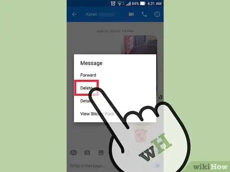 Image intitulée Delete Facebook Messages on an iPhone or Android Step 7