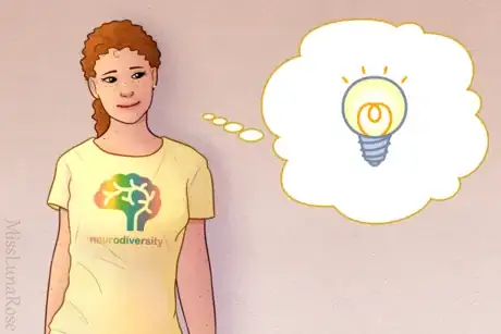 Image intitulée Redhead in Neurodiversity Shirt Has Idea.png