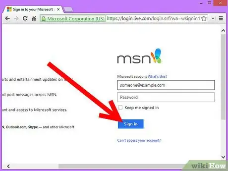 Image intitulée Change MSN Password Step 1
