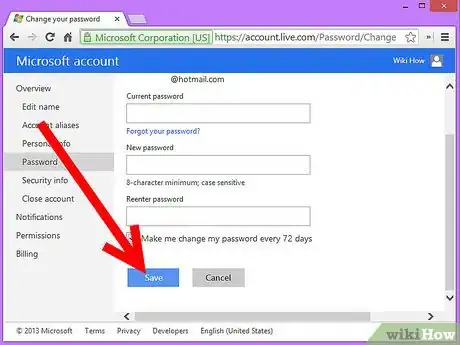 Image intitulée Change MSN Password Step 8