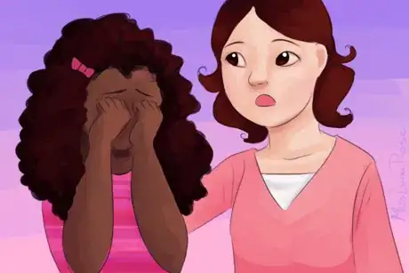 Image intitulée Woman with Down Syndrome Consoles Crying Girl.png