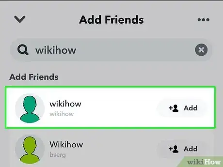 Image intitulée Add Friends on Snapchat Step 5