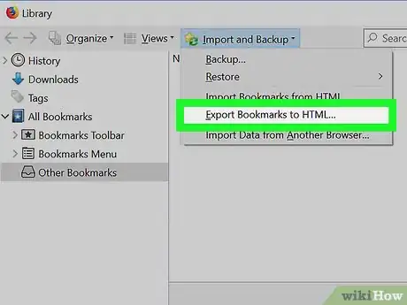 Image intitulée Export Bookmarks from Firefox Step 7