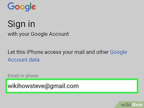 Image intitulée Set Up Gmail on an iPhone Step 6